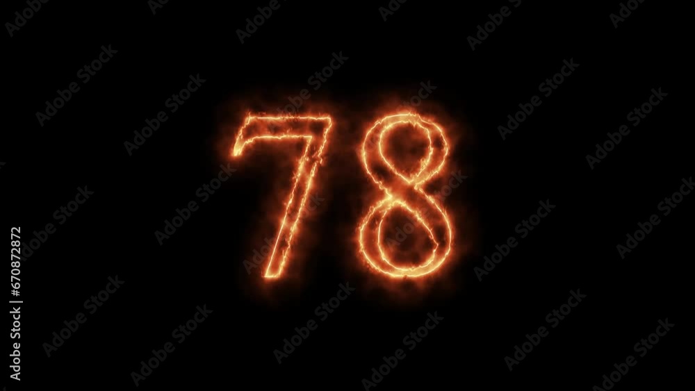 number on fire loop animation. frame video 4K shiny number, fire number Burning Effect, Count Number. number on fire loop animation. frame video 4K shiny number, fire number Burning Effect, Count Number.