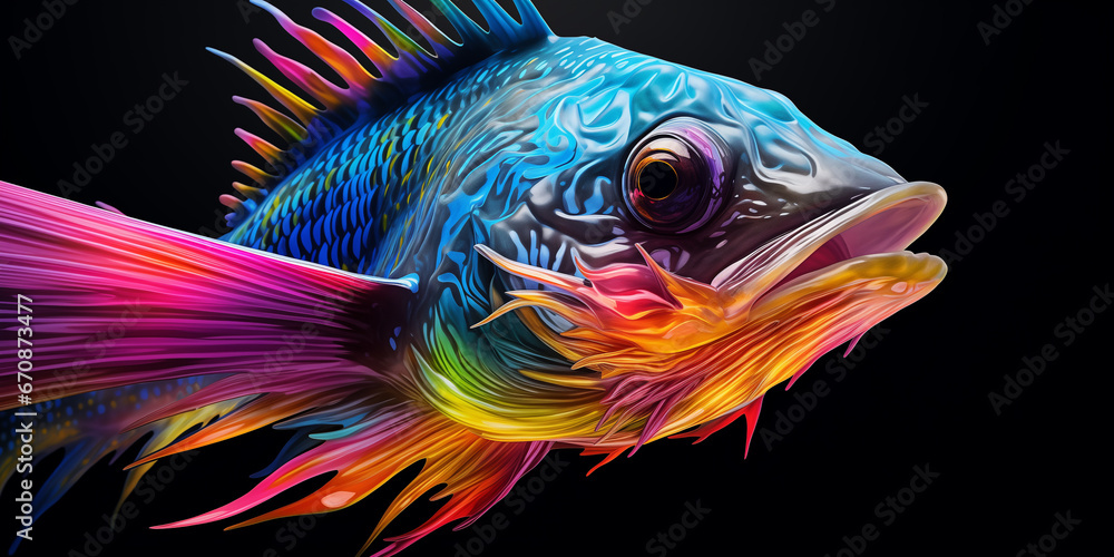 Bright and colorful animal poster. Bright and colorful animal poster.