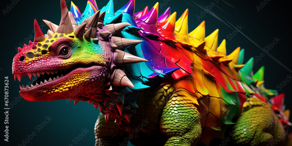 Bright and colorful animal poster. Bright and colorful animal poster.