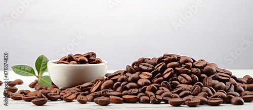 Fresh coffee beans from coffee seeds © 2rogan