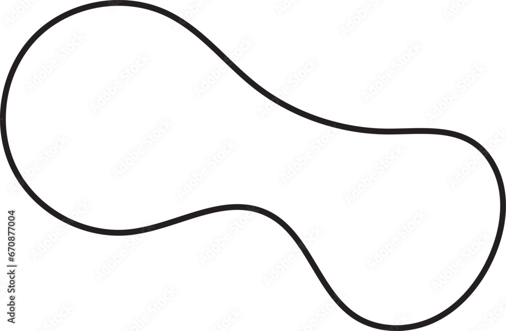 abstract doodle shape line abstract doodle shape line