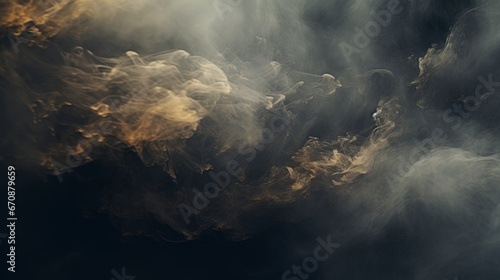 An abstract backdrop featuring fog, smoke, and mist in a loopable pattern. Abstract background.