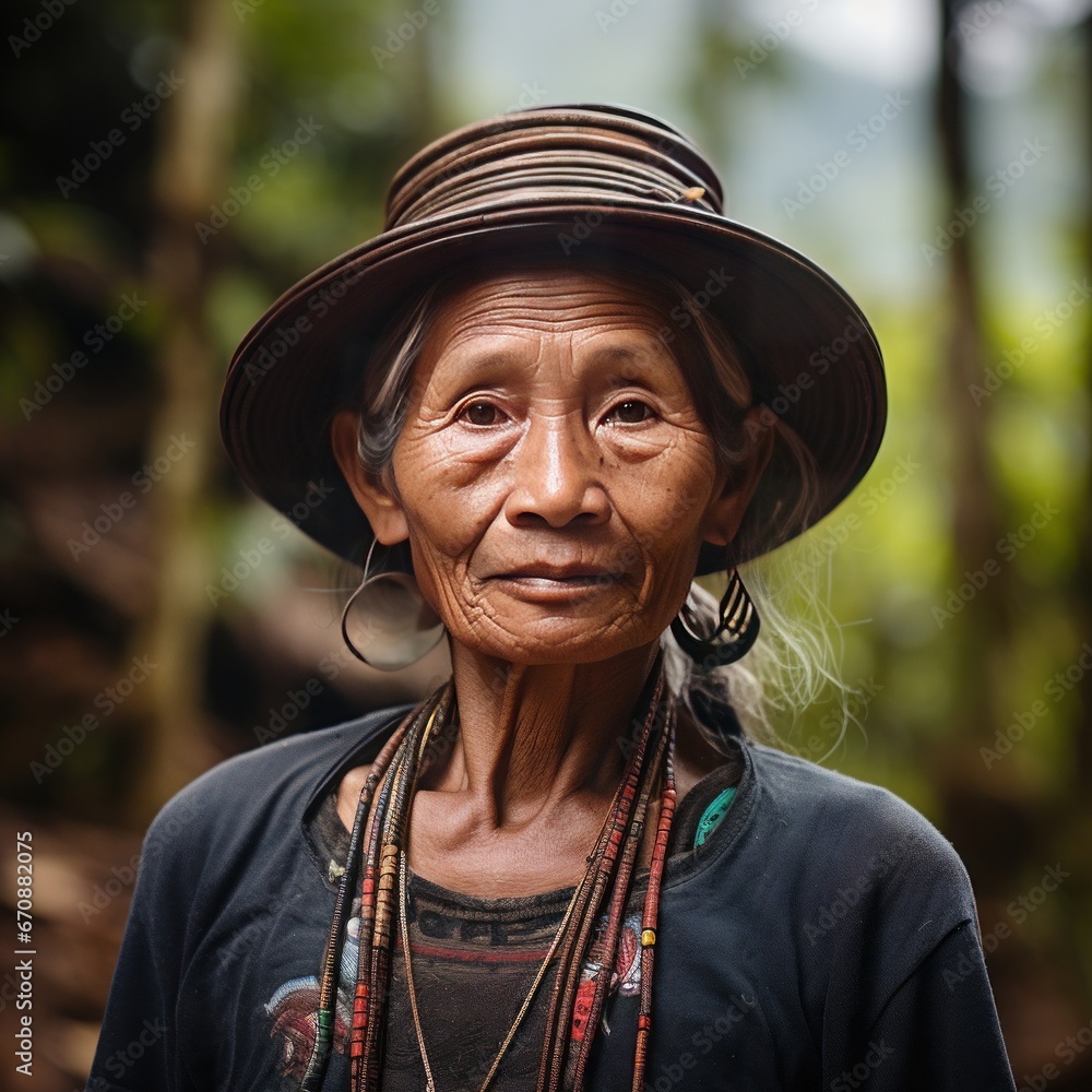 Portrait of a woman from Colombia. Generative Ai. Portrait of a woman from Colombia. Generative Ai.