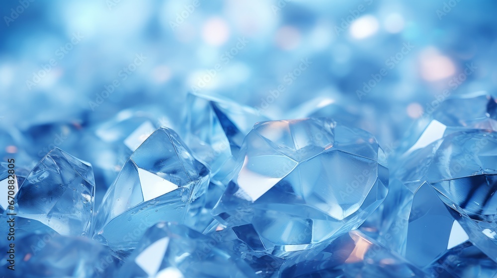 blue crystal background