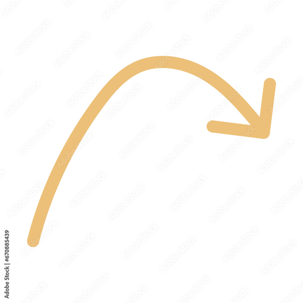 Hand Drawn Loop Arrow Hand Drawn Loop Arrow