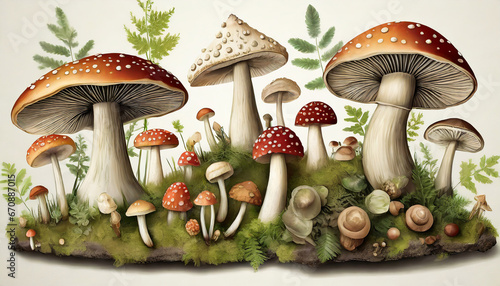 Enchanted Mushroom Grove: A Fantasy Wonderland