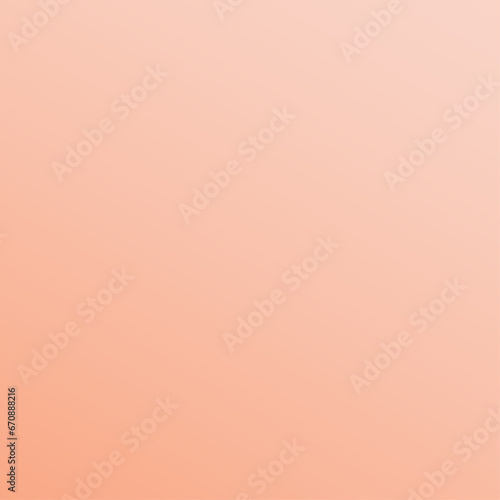 Delicate abstract paper background in peach color. A template for placing a design with a smooth color transition. Vector illustration with linear gradient for your text. Valentine's Day. Mother's Day