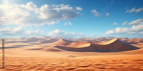 ground perspective of sand in the foreground and sand dune