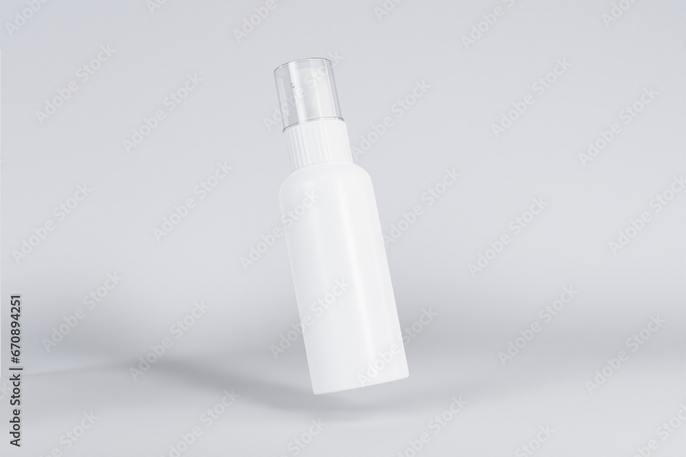 Spray Bottle mockup template 3d rendered white background clean Spray Bottle mockup template 3d rendered white background clean