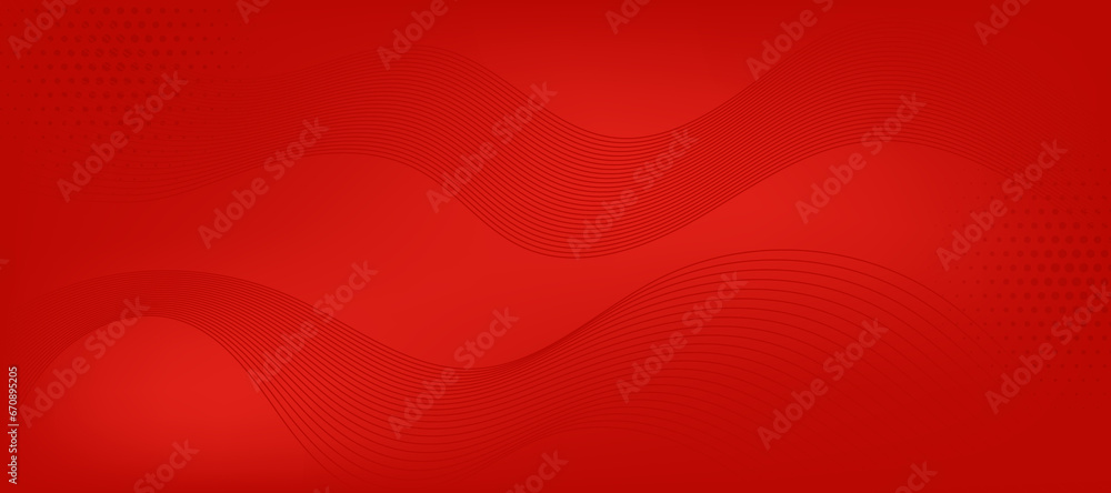 Modern red gradient vector background with red wavy lines. Modern red gradient vector background with red wavy lines.