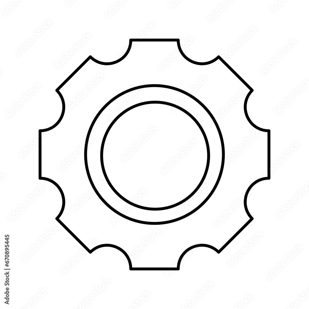 Settings icon. Cog, Gear, Settings tools icon. Vector ON WHITE BACKROUND Settings icon. Cog, Gear, Settings tools icon. Vector ON WHITE BACKROUND