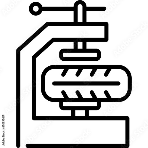 Tire Vulcanizer Icon