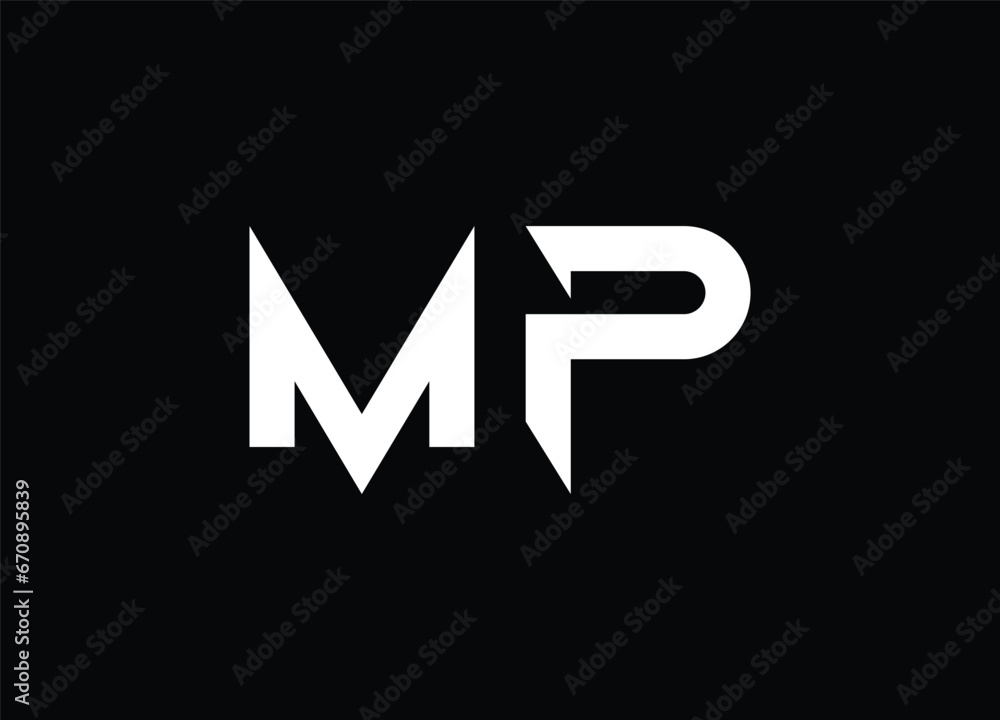 MP letter logo and monogram logo
MP letter logo and monogram logo