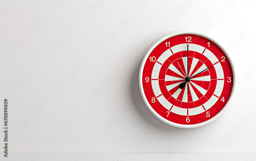 Red dart board at isolated background. Red dart board at isolated background.