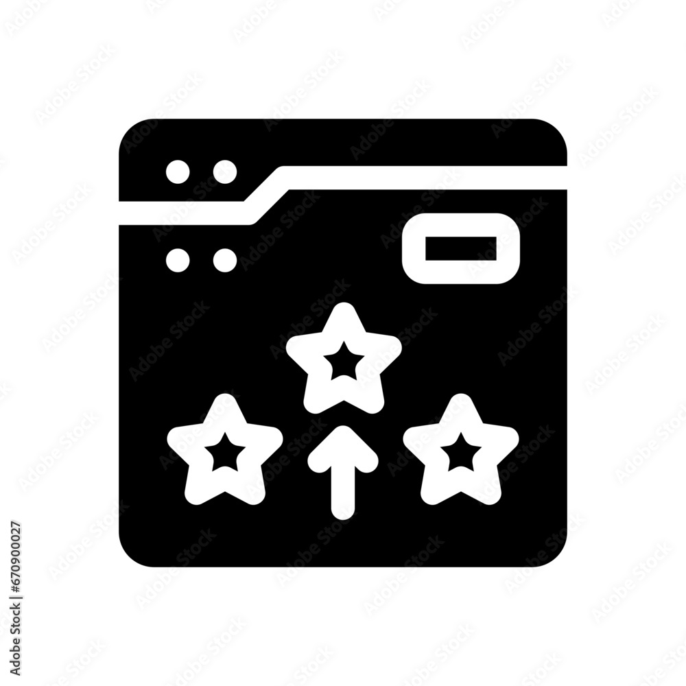 rating glyph icon rating glyph icon