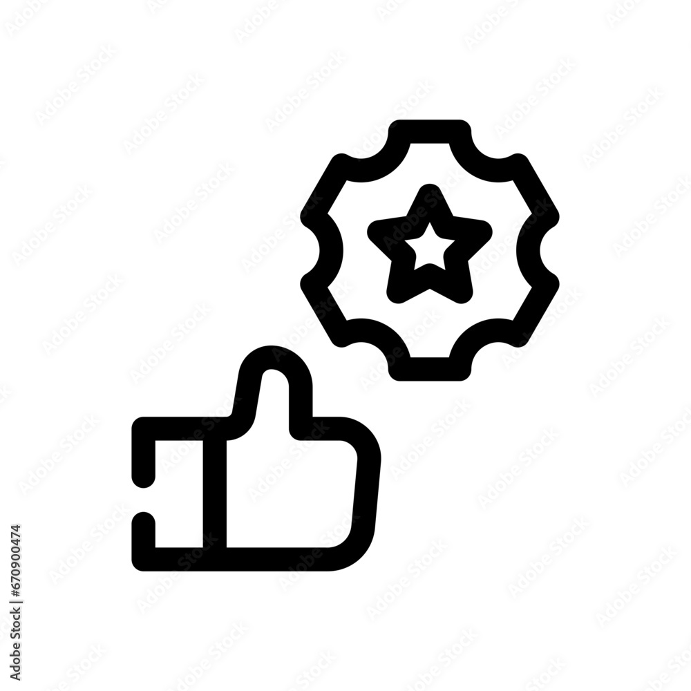quality line icon quality line icon