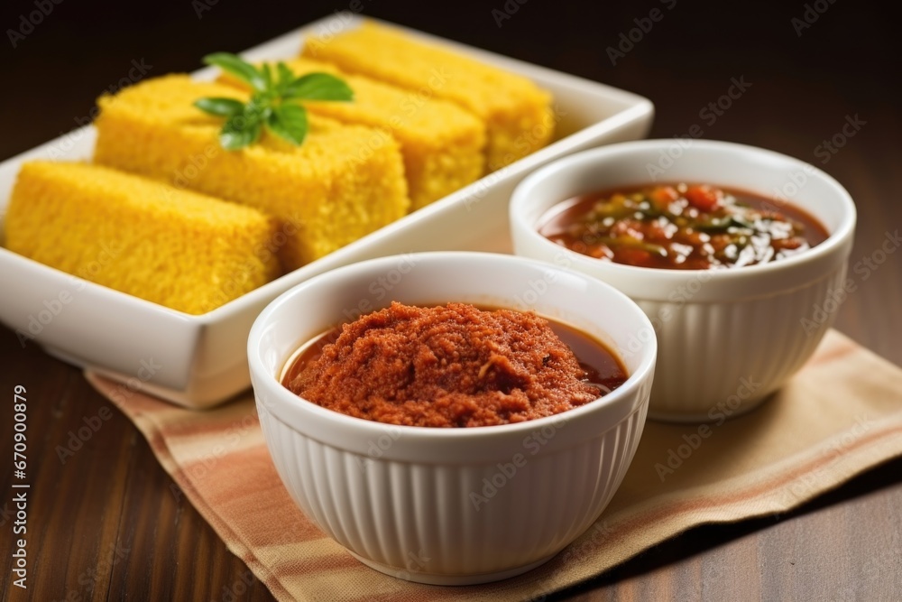 cornbread paired with a bowl of chili cornbread paired with a bowl of chili