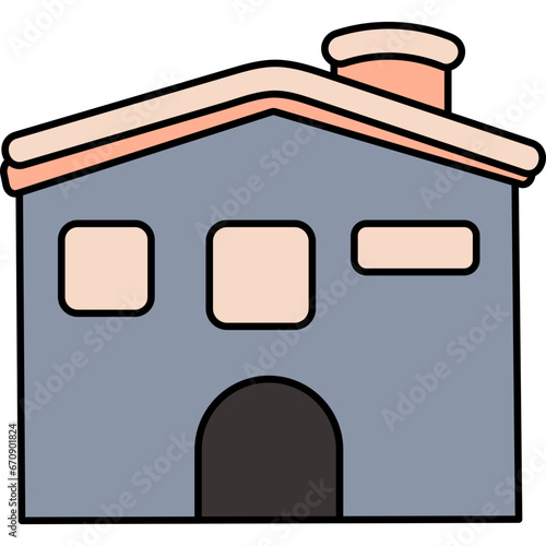 작은 집이 있는 크리스마스 마을
