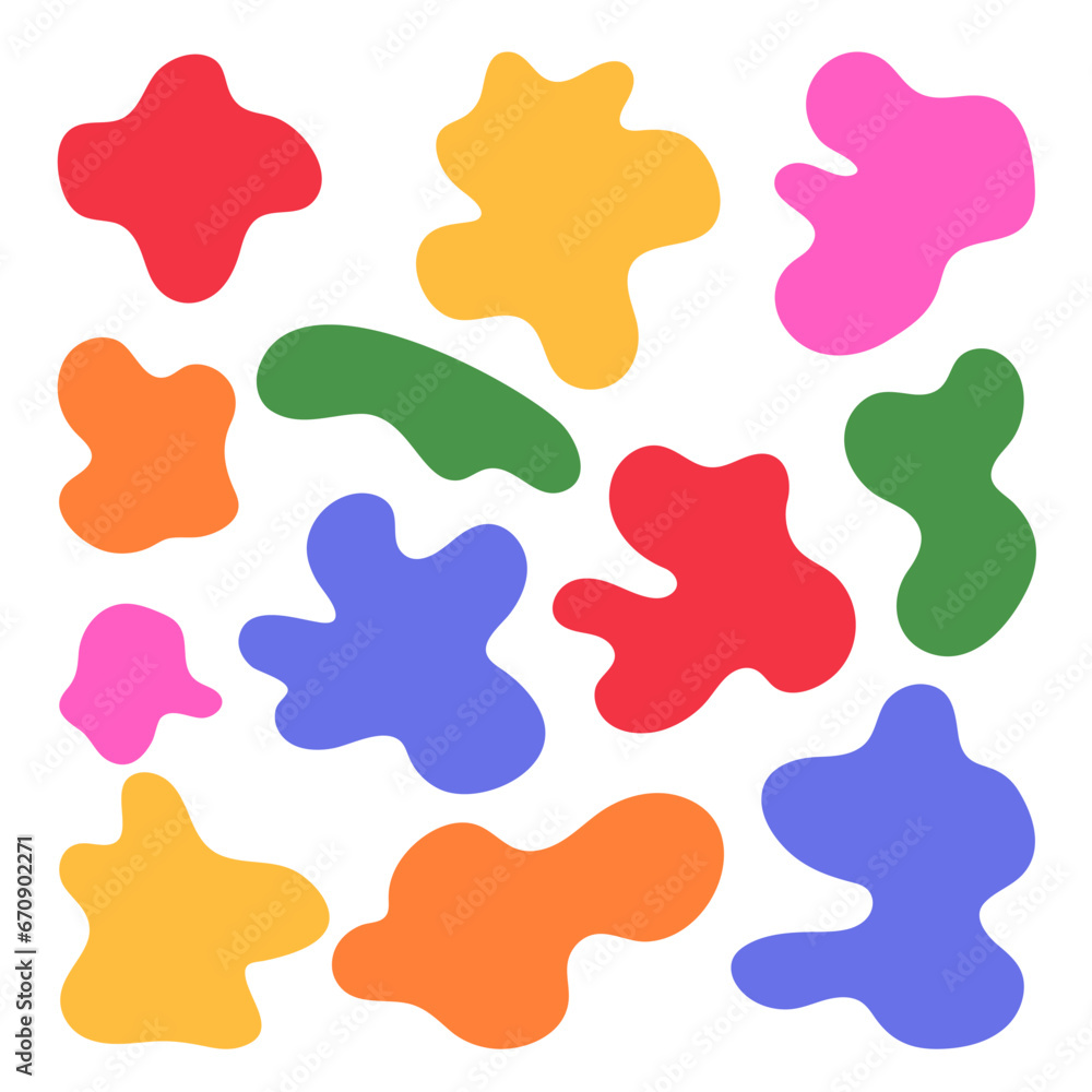 Set freeform of organic irregular shape. Set freeform of organic irregular shape.
