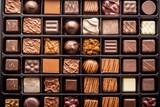 top view of multi compartment chocolate storage system