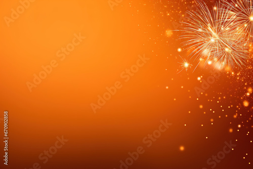 New Year s Eve background design with fireworks with empty copy space