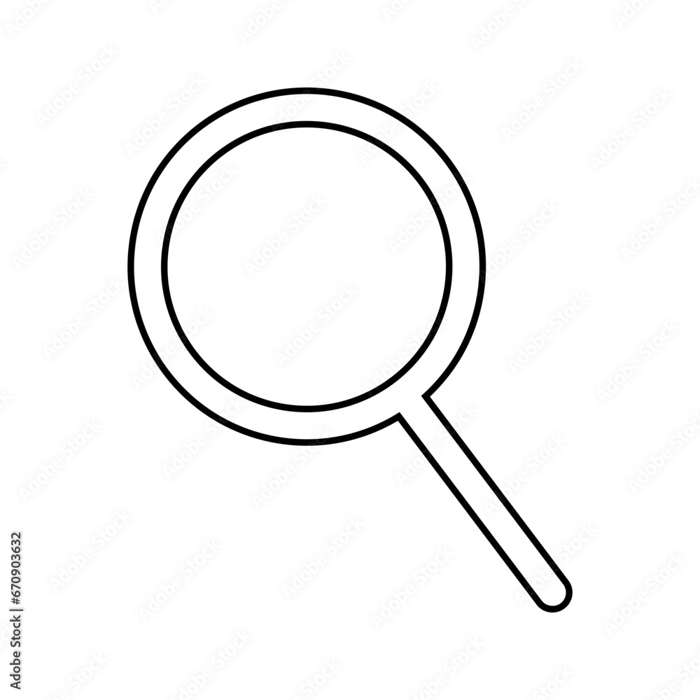 Magnifying glass or search icon Magnifying glass or search icon
