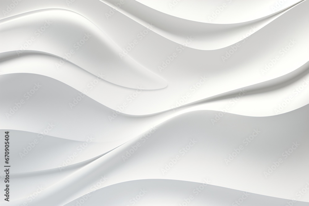 White wallpaper with waves pattern White wallpaper with waves pattern