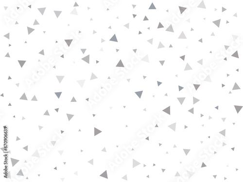 Magic Silver Triangular Confetti