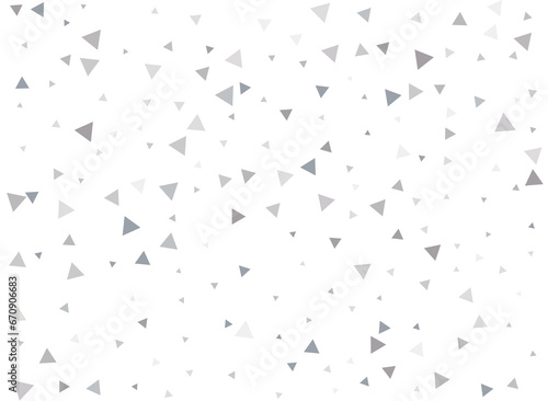 Magic Silver Triangular Confetti