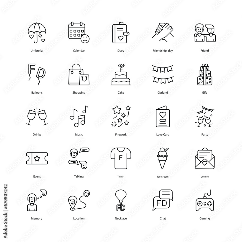 Fototapeta premium Network icons isolate white background vector stock illustration.