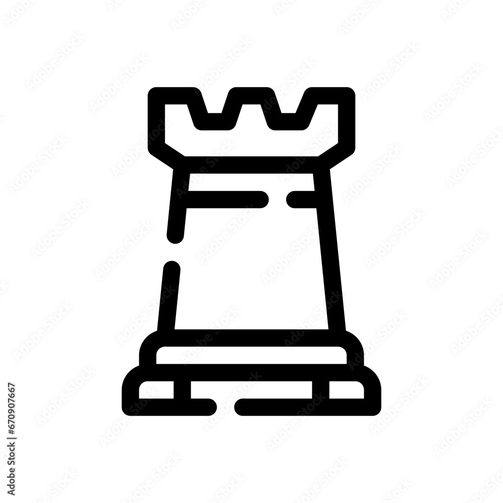 strategy line icon