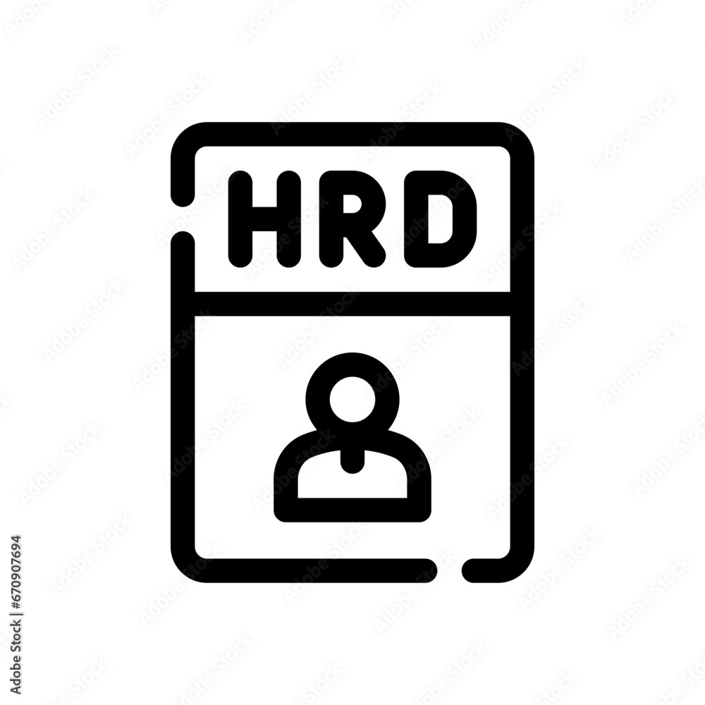 human resources line icon human resources line icon