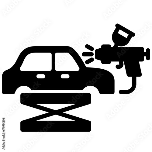 Car Painting Icon