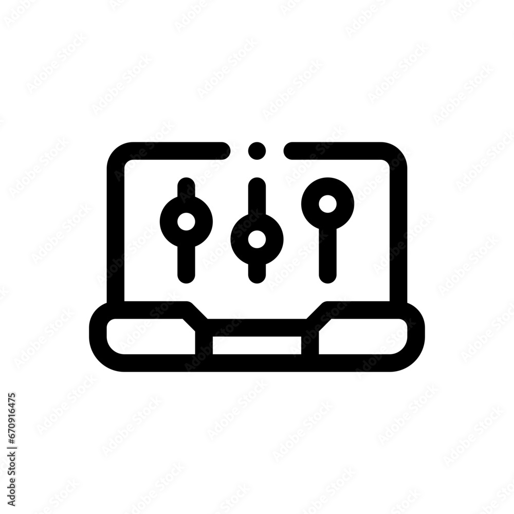 control line icon control line icon