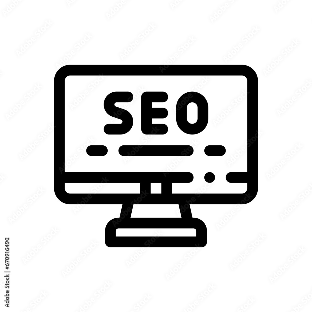 seo line icon