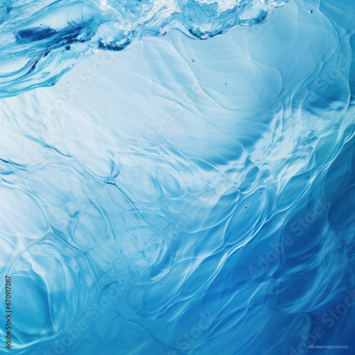 Abstract water ocean wave, blue, aqua, teal texture. Blue and white water wave web banner Graphic Resource as background .Generative AI