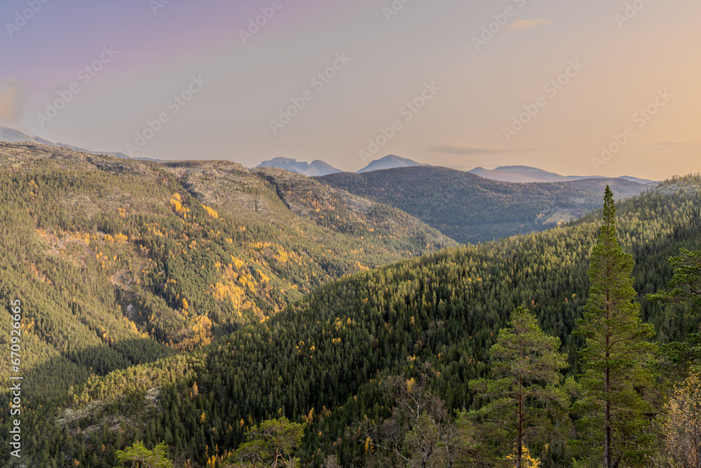 View of the oldest National Park in Norway, Rondane National Park View of the oldest National Park in Norway, Rondane National Park