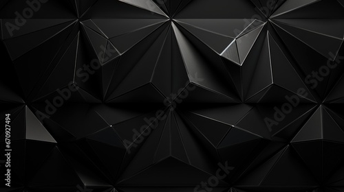 Abstract diamond geometry black background, wallpaper. 3d presentation.