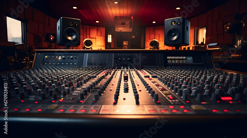 Recording Studio Control Room photo