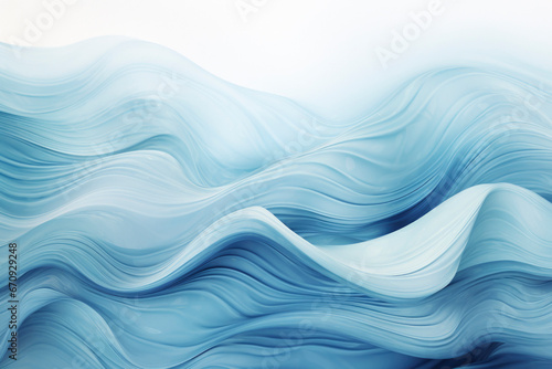 Blue water wave line deep sea pattern background illustration.