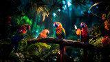 美しい熱帯の鳥	
