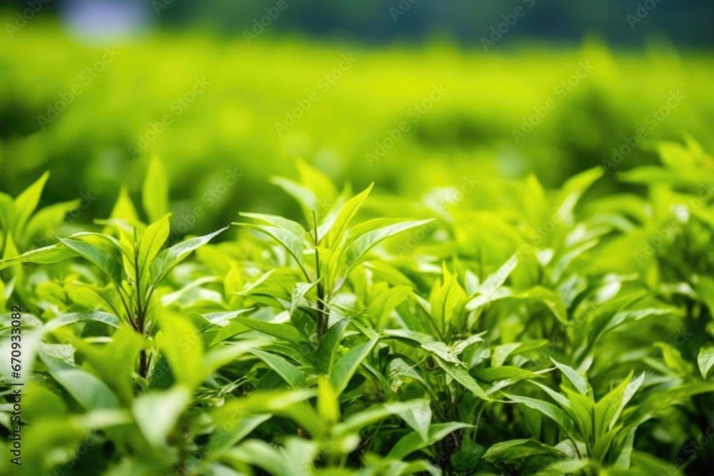 close-up of tea flowers blooming amongst the leaves close-up of tea flowers blooming amongst the leaves