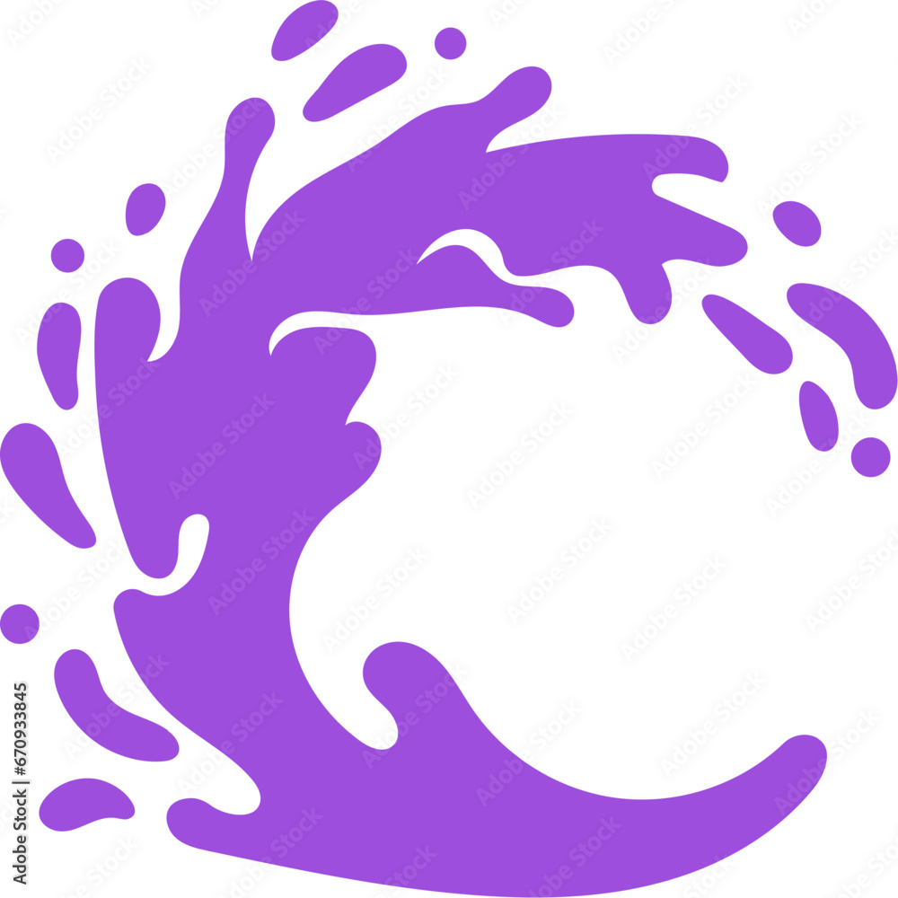 gradient water splash shape gradient water splash shape