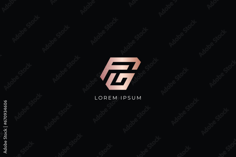 fg letter modern luxury logo, abstract style design creative golden wordmark design typography illustration, fg wordmark, gf logo fg letter modern luxury logo, abstract style design creative golden wordmark design typography illustration, fg wordmark, gf logo