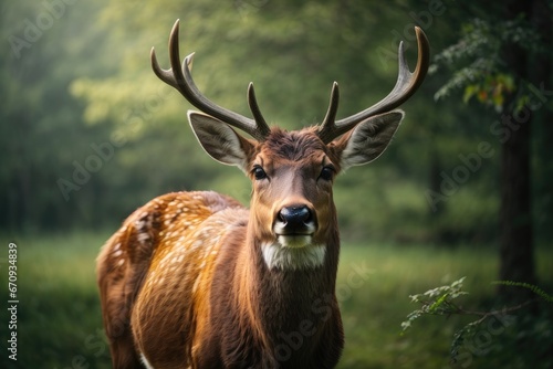 deer in the woods