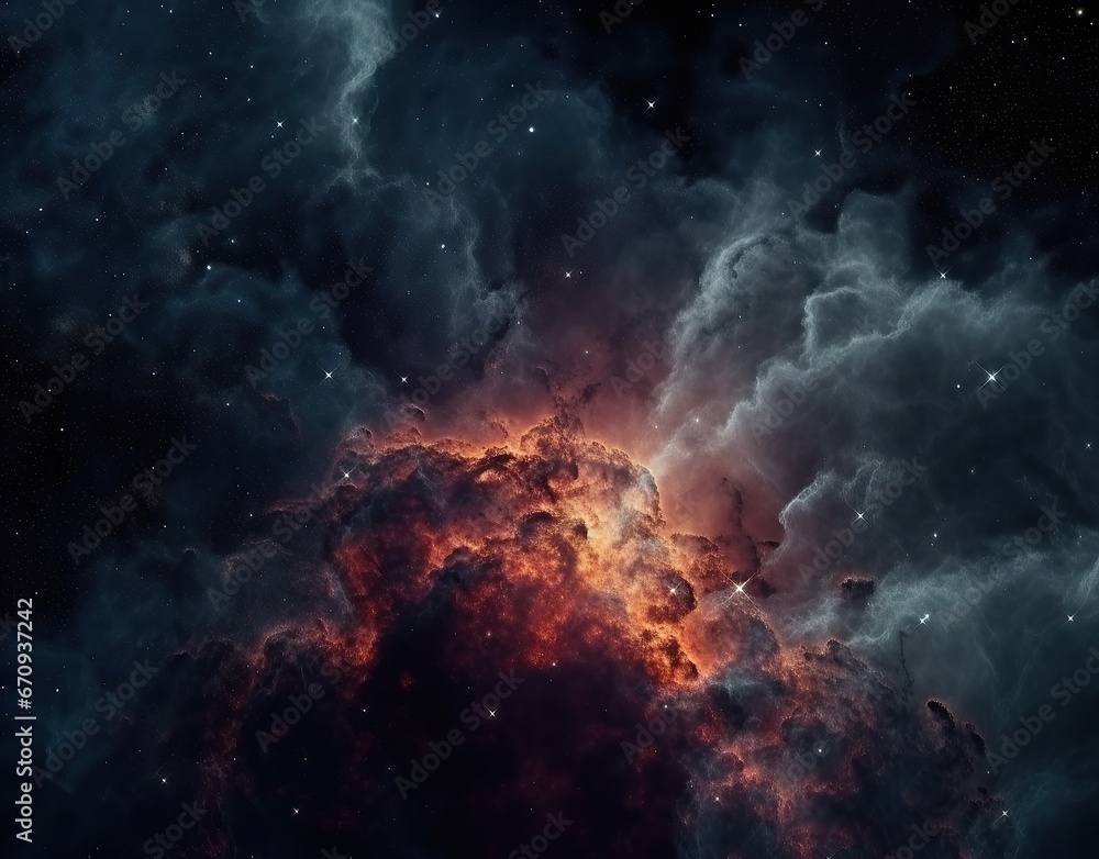image of the cosmos, the interstellar space environment