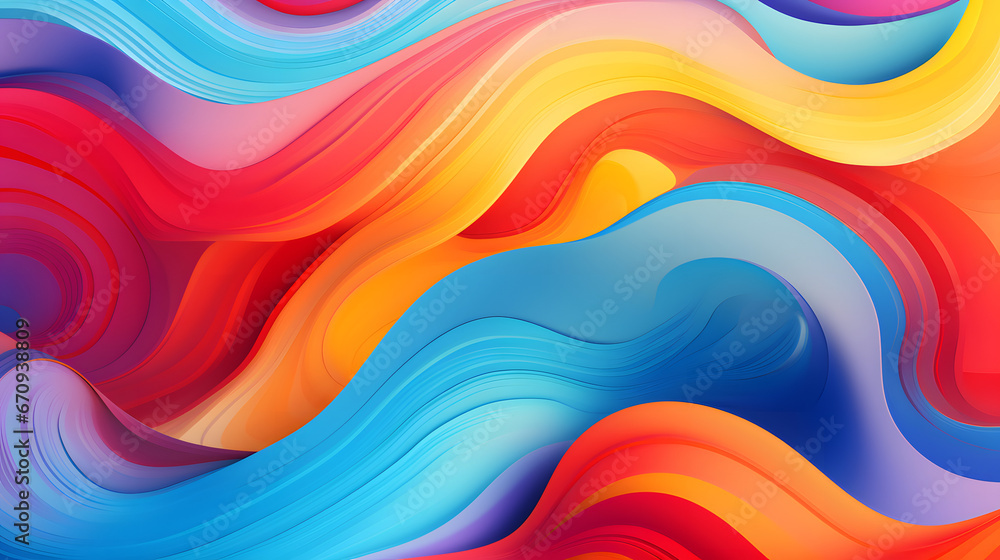 Colorful abstract shapes backgrounds. Generative AI. Colorful abstract shapes backgrounds. Generative AI.