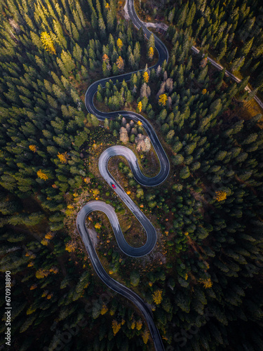 Snake road - passo giau 
shooted with dji mini 3 pro photo