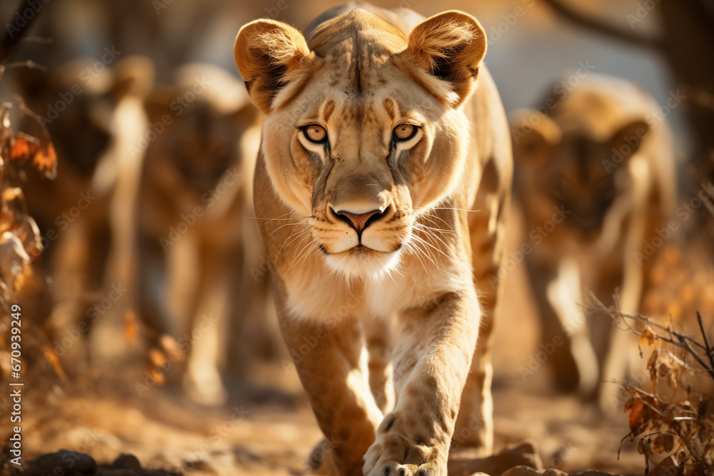 Fototapeta premium portrait of a lion
