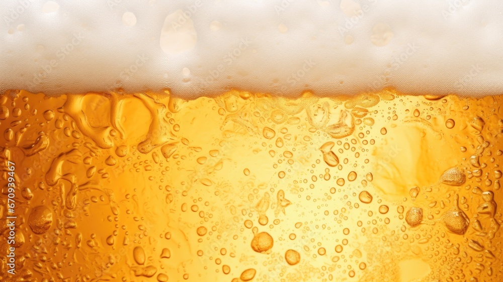 Fresh beer froth with foam bubbles texture background. Fresh beer froth with foam bubbles texture background.